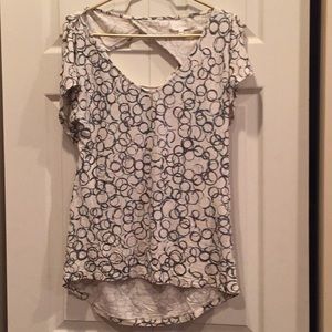 Drape back Anthropologie Tee